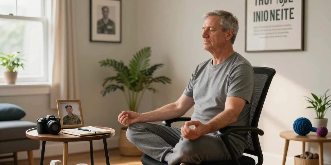 Veterans For Healing therapy room promoting wellness through mindfulness and support.