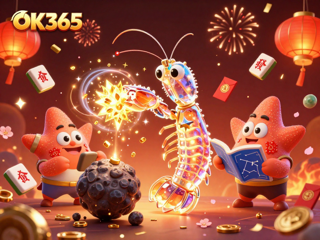 Engage with OK365's thrilling gaming experience, featuring dynamic casino elements and rich visual detail.