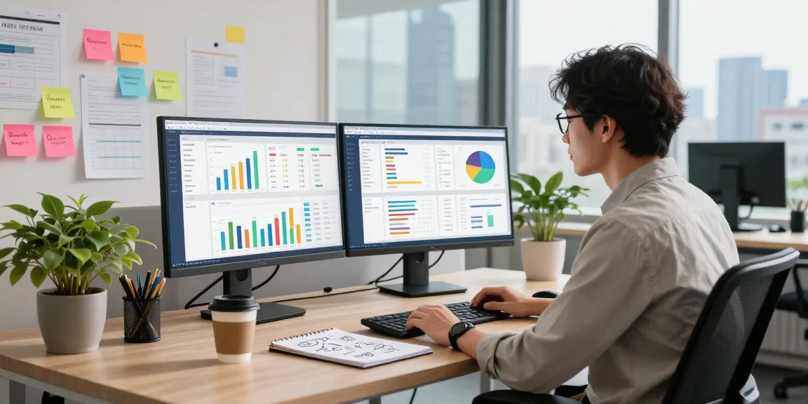 Content strategist analyzing crush ai performance metrics in a modern workspace.