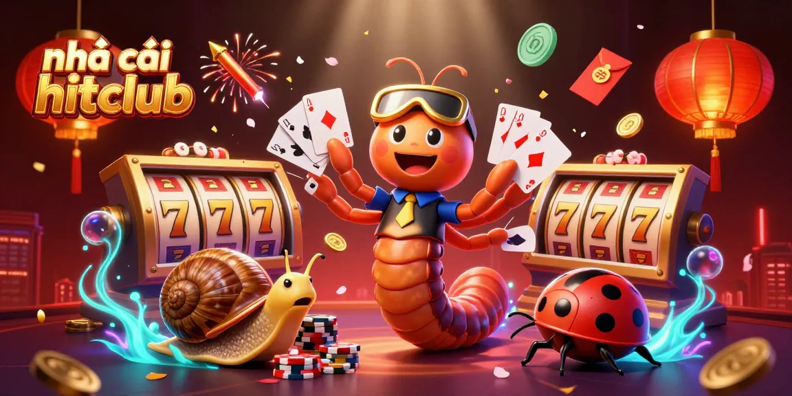 Experience excitement at nhà cái hitclub with unique 3D illustration of gaming fun.