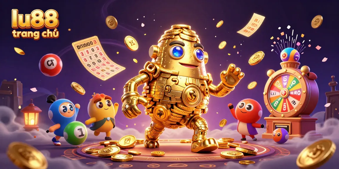 Experience thrilling wins at lu88 trang chủ with colorful lottery elements scattering across the vibrant scene.
