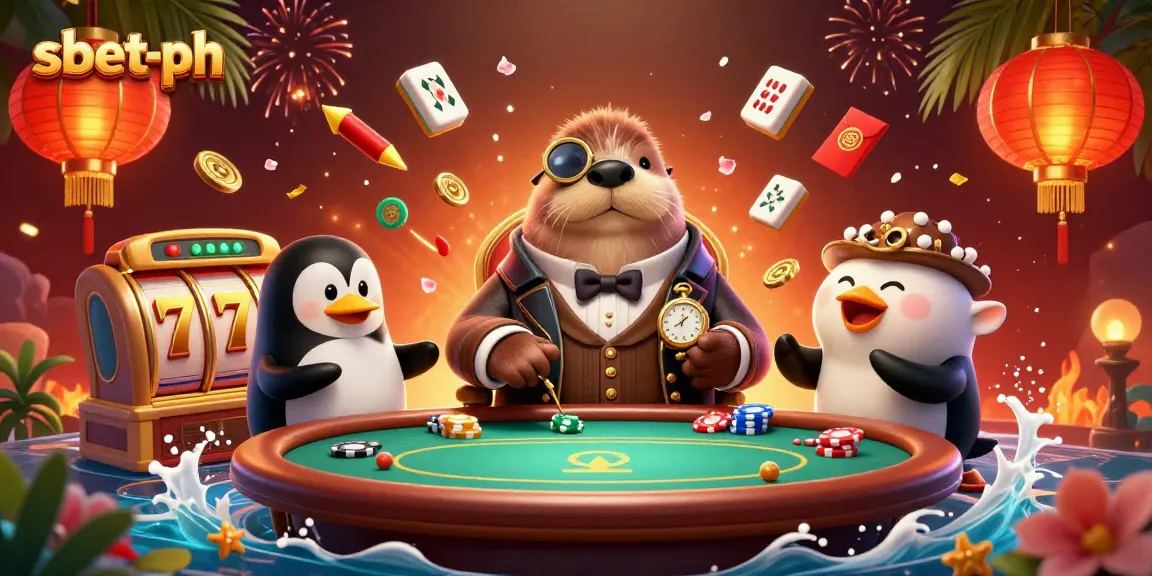 Engage in thrilling games on sbet-ph with a dynamic 3D illustration featuring underwater poker and casino action.