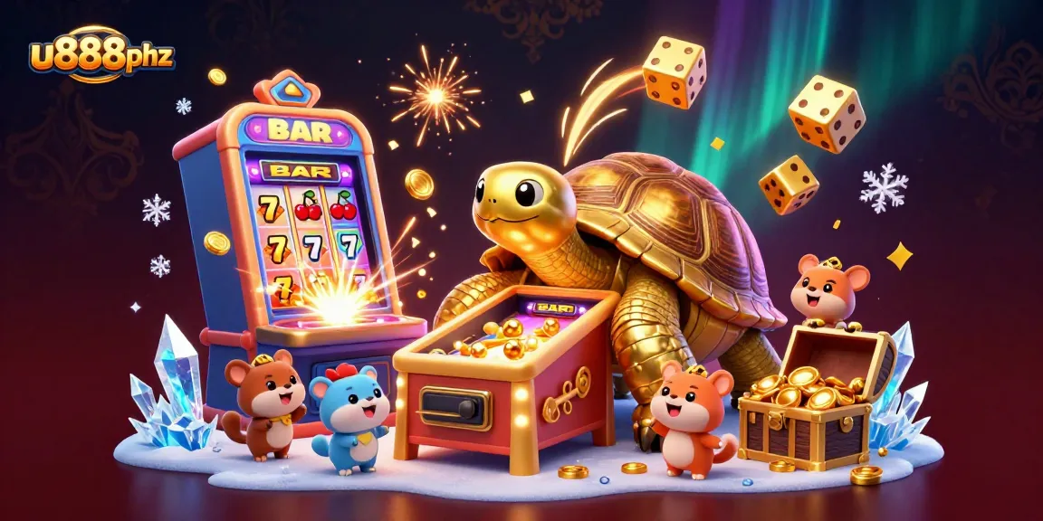 Experience excitement at u888phz where a golden tortoise pinball game adds fun to online slots and jackpots.