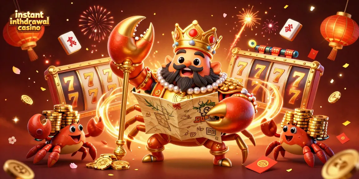 Experience the thrill of the instant withdrawal casino with vibrant characters, lively elements, and winning opportunities.
